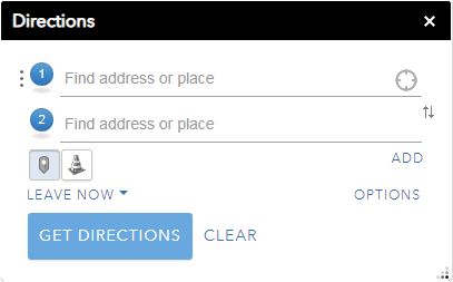 Directions Widget