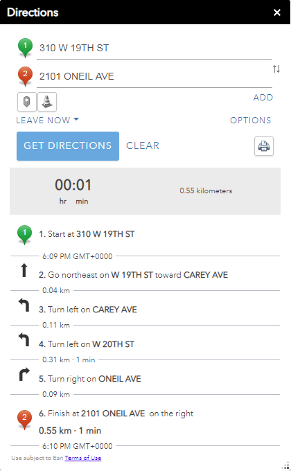Directions with Directions