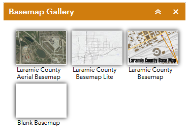 Basemap Gallery Widget