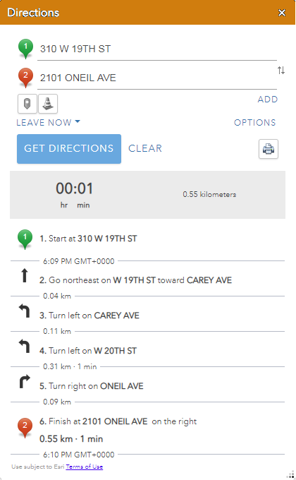 Directions with Directions