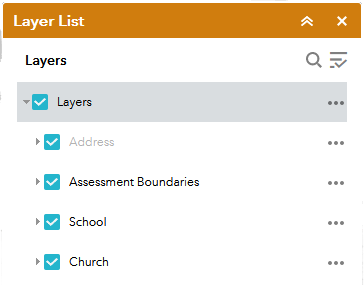 Layer List Widget
